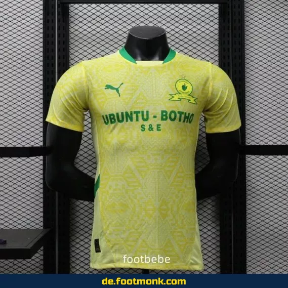 Mamelodi Sundowns 2024/2025 Fußballtrikot Gelb – Authentisches Herren- und Damen-Trikot kaufen, Fußballtrikots online bestellen, limitierte Trikotkollektion 2023