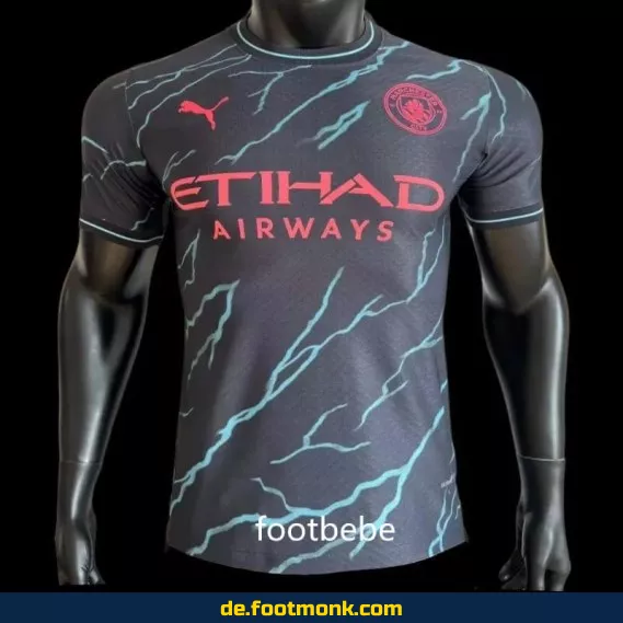 Manchester City Third Trikot 2023/2024 – Offizielles Vereinstrikot | Herren, Damen & Kinder | Fußballtrikots günstig online kaufen | Nike Fussballtrikot | Personalisierbar mit Name & Nummer
