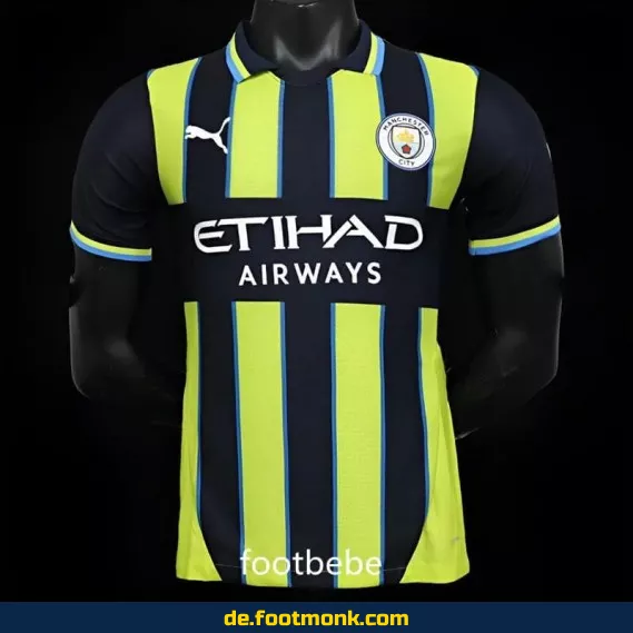 Manchester City 2024/2025 Drittes Auswärtstrikot – Authentisches Fußballtrikot kaufen, Herren, Damen, Kinder, personalisiert, günstig im Fußballtrikot Shop!
