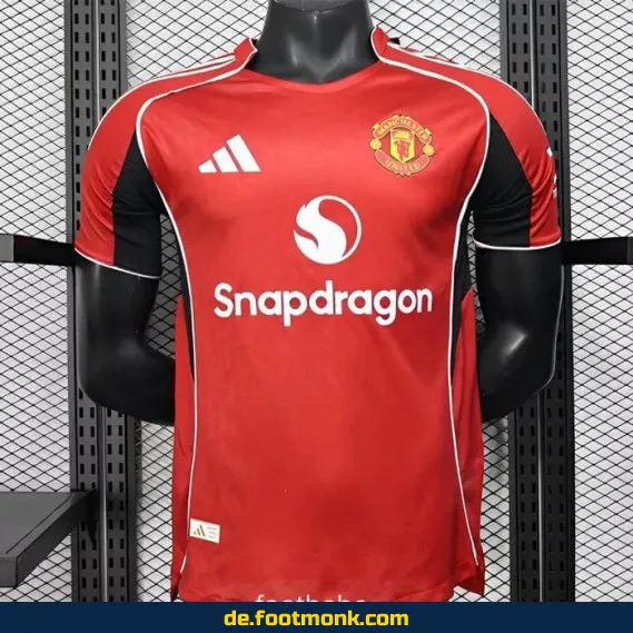 Manchester United Heimtrikot 2025/2026 – Offizielles Fußballtrikot Herren/Damen/Kinder | Günstige Vereinstrikots von Nike/Adidas | Personalisierbar mit Nummer & Name