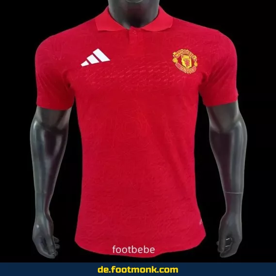 Manchester United 2025 Heimtrikot Polo Rot – Authentisches Fußballtrikot Herren/Damen/Kinder | Fußballtrikots günstig online kaufen