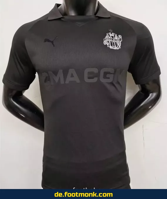 OM Marseille Heimtrikot 2024/2025 – 125 Jahre Jubiläumsedition – Schwarz | Offizielles Fußballtrikot | Herren, Damen & Kinder | Personalisierbar | Günstig online kaufen