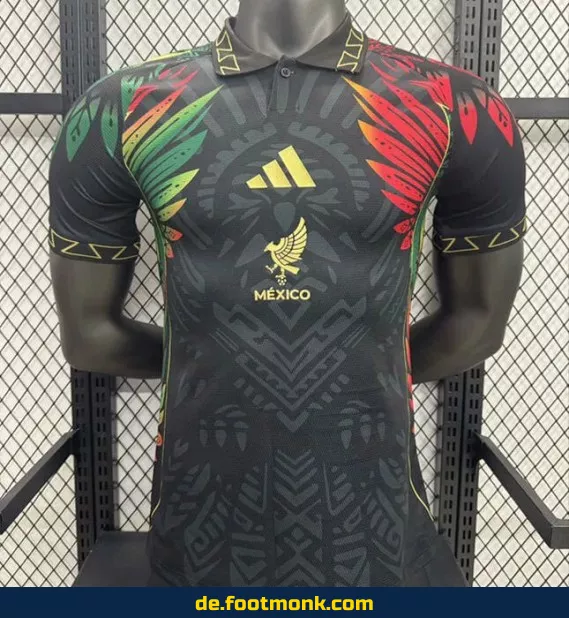 Mexiko Heimtrikot 2025/2026 – Limitierte Sonderedition in Schwarz | Fußballtrikot Herren/Damen/Kinder | Authentisches Nike/Adidas Vereinstrikot | Personalisierbar mit Nummer & Name