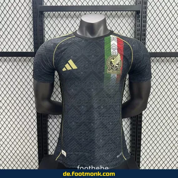 Mexiko Heimtrikot 2025/2026 – Konzeptversion in Schwarz – Herren/Damen/Kinder – Authentisches Fußballtrikot – Nike/Adidas – Personalisierbar mit Nummer & Name – Jetzt günstig online kaufen