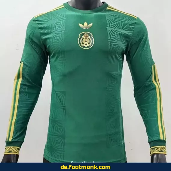 Mexiko Heimtrikot 2025/2026 – Langarm in Grün | Authentisches Fußballtrikot | Herren Damen Kinder | Nike/Adidas | Personalisierbar | Bundesliga & WM EM Trikots | Günstig online kaufen