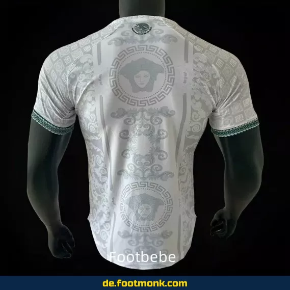 Authentisches Mexiko x Versace Fußballtrikot 2024 – Weiß | Limitierte Kollektion | Herren & Damen | Fußballtrikots günstig online kaufen