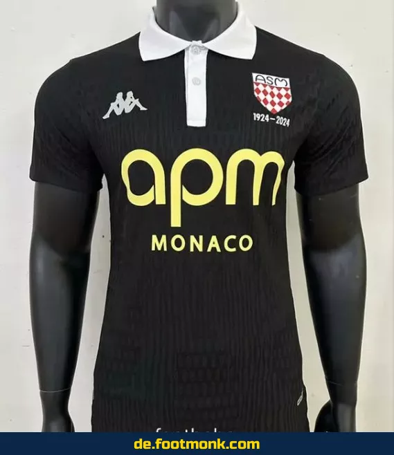 AS Monaco 100 Jahre Sonderausgabe Heimtrikot 2024/2025 – Offizielles Fußballtrikot Herren/Damen/Kinder | Günstig online kaufen | Personalisierbar mit Nummer & Name