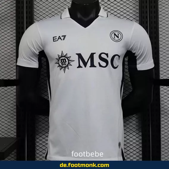Fußballtrikot SSC Napoli Auswärts 2024/2025 – Weiß | Günstige Fussballtrikots | Authentische Vereinstrikots | Herren & Damen