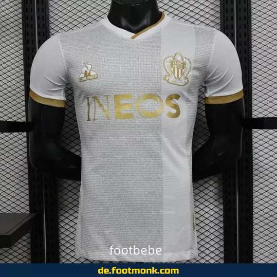 OGC Nice Auswärtstrikot 2024/2025 – Fußballtrikot Herren/Damen/Kinder | Günstige Vereinstrikots | Nike/Adidas | Personalisierbar