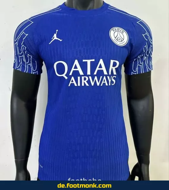 PSG Jordan Trainings-Trikot 2024/2025 – Blaues Fußballtrikot Herren/Damen/Kinder | Authentisches Vereinstrikot von Nike | Fussballtrikots günstig online kaufen