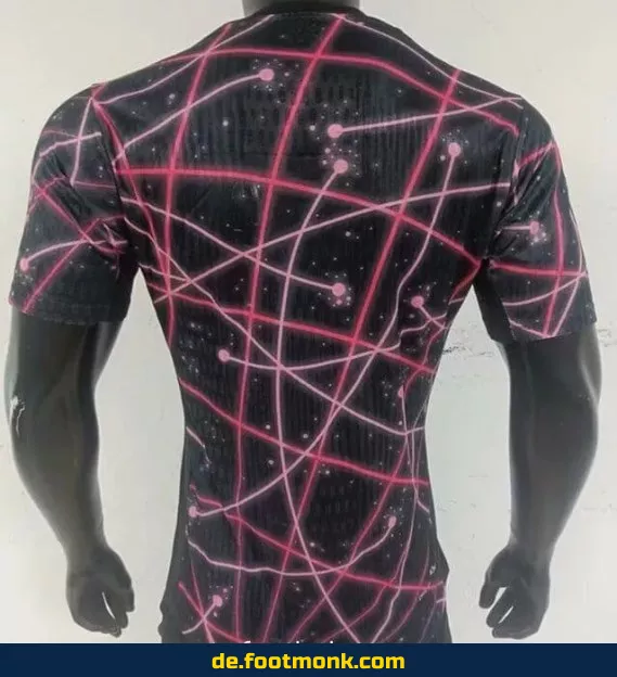 PSG Jordan Konzept Trikot 2025/2026 - Offizielles Fußballtrikot Herren/Damen/Kinder - Authentisches Vereinstrikot Nike - Schwarz - Fußballtrikot personalisierbar mit Nummer