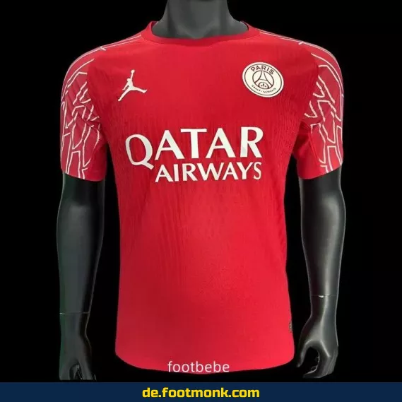 PSG Jordan Match Trikot 2025 Rot – Authentisches Fußballtrikot Herren/Damen/Kinder | Nike Vereinstrikot | Fussballtrikots günstig online kaufen