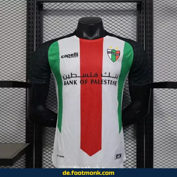 Palestino Heimtrikot 2025/2026 – Authentisches Fußballtrikot für Herren, Damen & Kinder | Günstig online kaufen | Vereinstrikot mit Personalisierungsoption