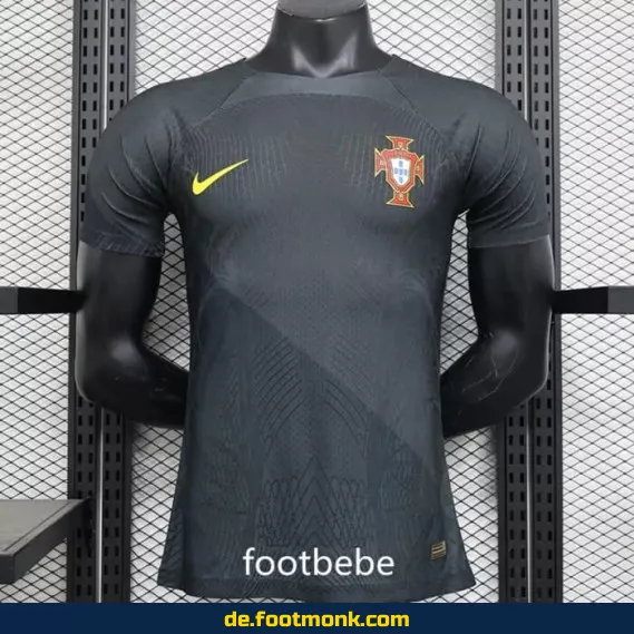 Portugal Heimtrikot 2023/2024 – Sonderedition in Schwarz | Offizielles Fußballtrikot | Herren, Damen & Kinder | Nike/Adidas | Personalisierbar