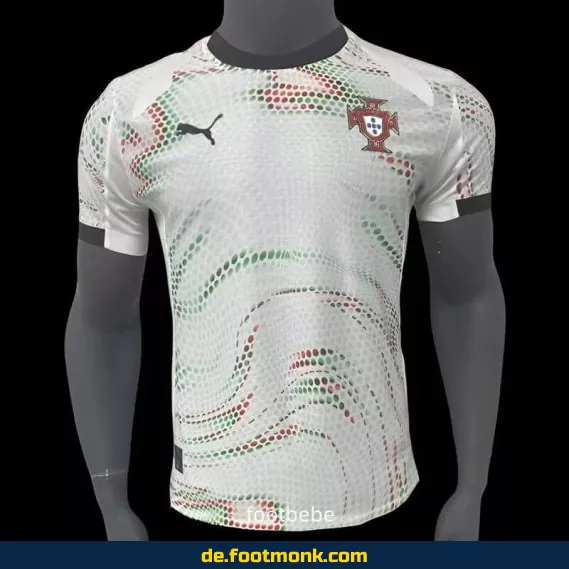 Portugal 2024/2025 Fußballtrikot Blanc – Sonderedition, offizielle Fantrikot, personalisiert, für Herren, Damen & Kinder