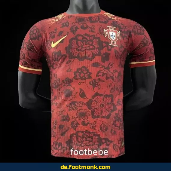 Portugal Heimtrikot 2024 – Spezialedition Rot | Fußballtrikot Herren/Damen/Kinder | Authentisches Nike/Adidas Trikot | EM 2024 Kollektion | Personalisierbar