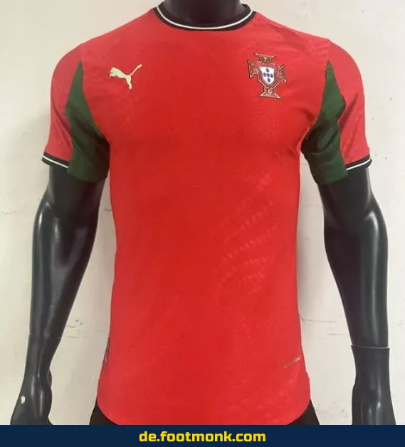Portugal Heimtrikot 2025 Rot – Authentisches Fußballtrikot Herren/Damen/Kinder | Nike/Adidas | Fussballtrikots günstig kaufen