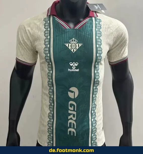 Real Betis Heimtrikot 2025/2026 – Authentisches Fußballtrikot Herren/Damen/Kinder | Günstige Vereinstrikots | Personalisierbar mit Nummer & Name | Nike/Adidas | Bundesliga & EM/WM Kollektion