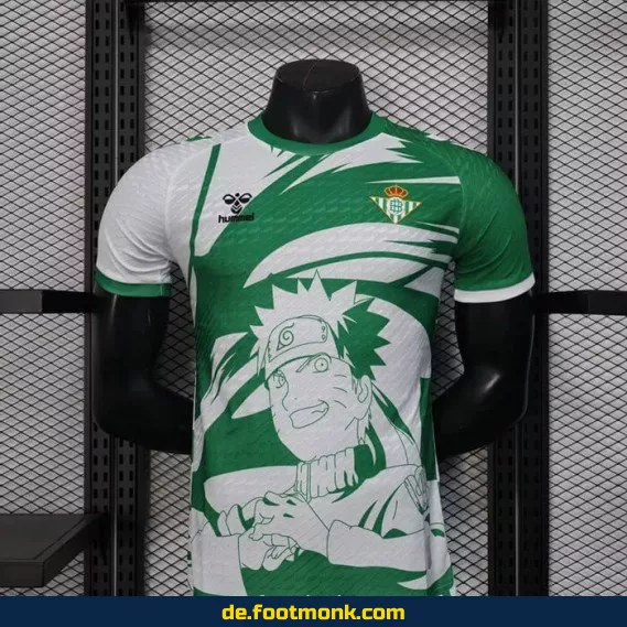 Real Betis Heimtrikot 2025/2026 – Naruto Shippuden Edition – Fußballtrikot Herren/Damen/Kinder – Authentisches Vereinstrikot – Jetzt günstig online kaufen