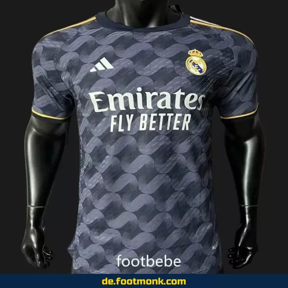 Real Madrid Auswärtstrikot 2023/2024 – Authentisches Fußballtrikot Herren/Damen/Kinder | Nike Vereinstrikot | Personalisierbar mit Nummer & Name
