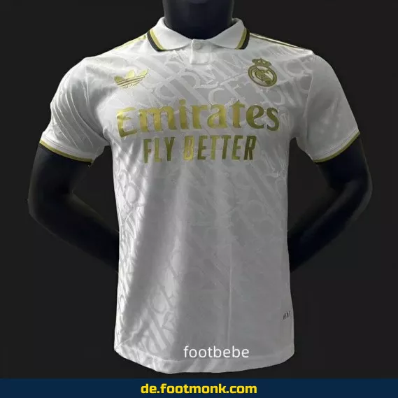 Real Madrid Heimtrikot 2024/2025 Herren – Authentisches Polo-Shirt (Weiß) | Fußballtrikot günstig kaufen | Nike Vereinstrikot | Personalisierbar