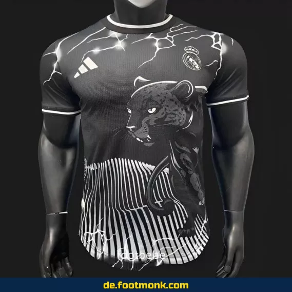 Real Madrid Heimtrikot 2024/2025 – Panthère Noire | Offizielles Fußballtrikot | Herren, Damen & Kinder | Nike Vereinstrikot | Personalisierbar