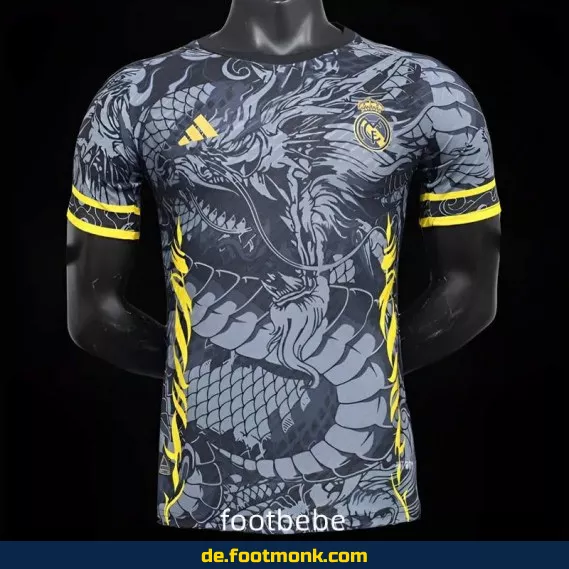 Real Madrid Heimtrikot 2024/2025 – Dragon Grey – Authentisches Fußballtrikot für Herren | Nike Vereinstrikot | Personalisierbar | Fussballtrikots günstig kaufen
