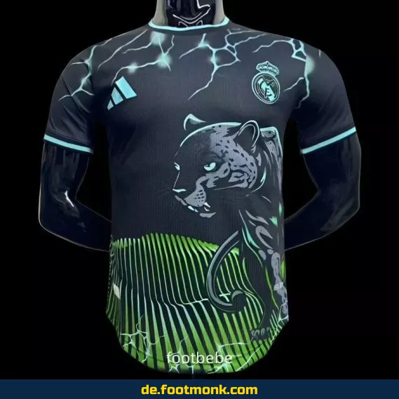 Real Madrid Heimtrikot 2024/2025 – Leopardenmuster Grün | Günstige Fußballtrikots | Authentische Vereinstrikots | Herren, Damen & Kinder | Nike/Adidas | Personalisierbar
