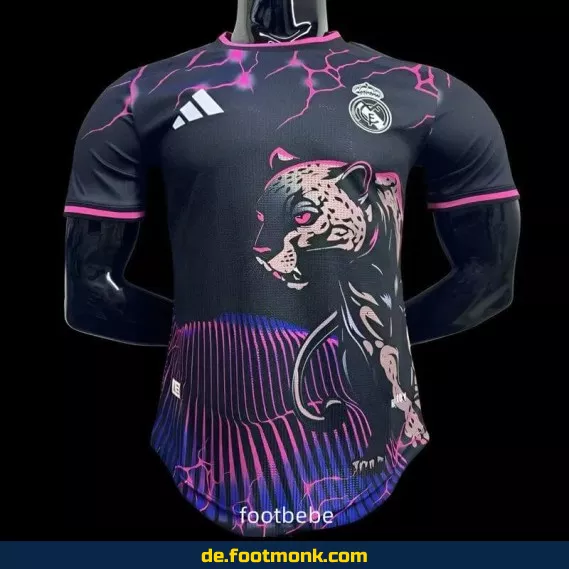 Real Madrid Heimtrikot 2024/2025 – Leopardenmuster Violett | Authentisches Fußballtrikot für Herren, Damen & Kinder | Nike Vereinstrikot | Personalisierbar mit Nummer & Name