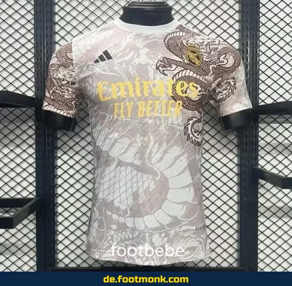 Real Madrid Heimtrikot 2024 – Dragon Brun | Authentisches Fußballtrikot Herren/Damen/Kinder | Nike/Adidas Vereinstrikot | Günstig online kaufen | Personalisierbar mit Nummer & Name