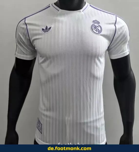 Real Madrid Heimtrikot 2025/2026 weiß – Authentisches Fußballtrikot Herren/Damen/Kinder | Nike Vereinstrikot | Fussballtrikots günstig online kaufen