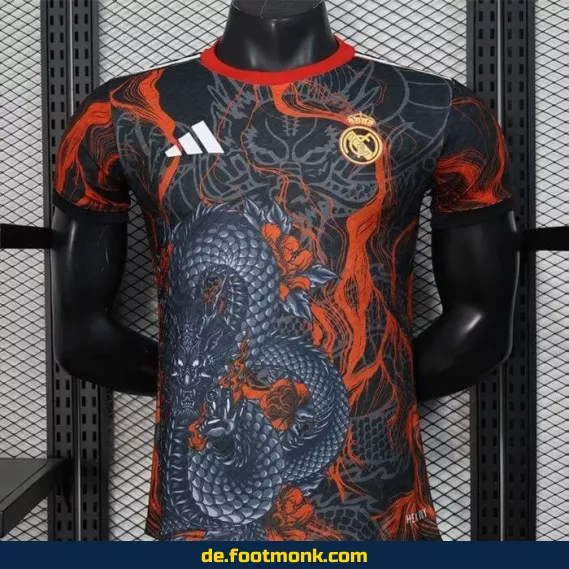 Real Madrid Dragon Noir Trikot 2025/2026 – Authentisches Fußballtrikot für Herren | Günstig online kaufen | Nike/Adidas Vereinstrikot | Personalisierbar mit Nummer & Name