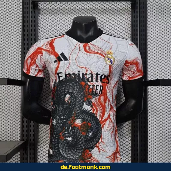 Real Madrid Dragon Noir Heimtrikot 2025/2026 – Authentisches Fußballtrikot für Herren | Günstige Fußballtrikots online kaufen | Nike Vereinstrikot