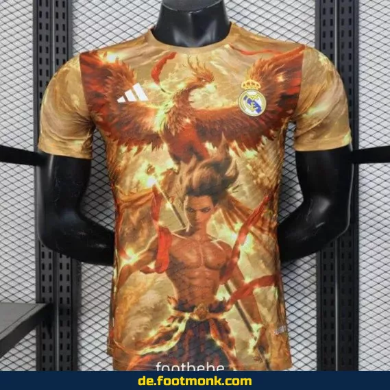 Real Madrid Heimtrikot 2025/2026 Nezha Phönix – Authentisches Fußballtrikot für Herren, Damen & Kinder | Nike/Adidas Vereinstrikot | Personalisierbar mit Nummer & Name | Günstig online kaufen