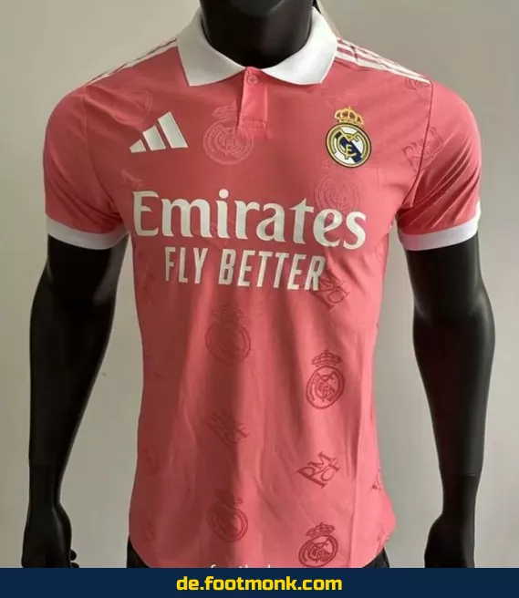 Real Madrid Heimtrikot 2025/2026 – Rosa | Authentisches Fußballtrikot für Herren, Damen & Kinder | Nike/Adidas Vereinstrikot | Personalisierbar mit Nummer & Name | Günstig online kaufen