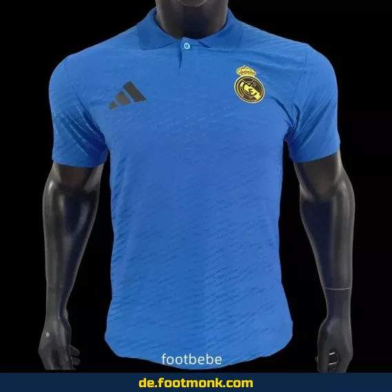 Real Madrid 2025 Polo Trikot Blau – Authentisches Fußballtrikot Herren/Damen/Kinder | Nike/Adidas | Personalisierbar | Günstig Online Kaufen
