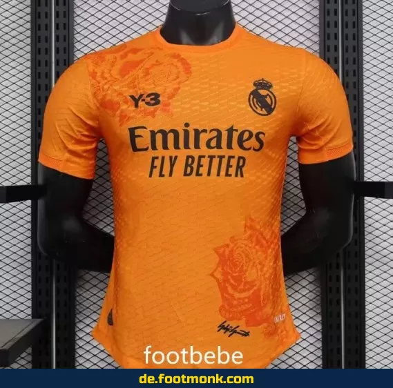 Real Madrid x Yamamoto Heimtrikot 2024/2025 – Orange | Authentisches Fußballtrikot | Herren, Damen & Kinder | Personalisierbar | Bundesliga & WM Trikots | Günstig online kaufen