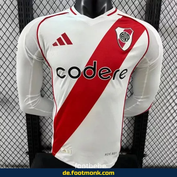 River Plate Heimtrikot 2024/2025 Langarm – Authentisches Fußballtrikot Herren/Damen/Kinder | Günstige Vereinstrikots online kaufen