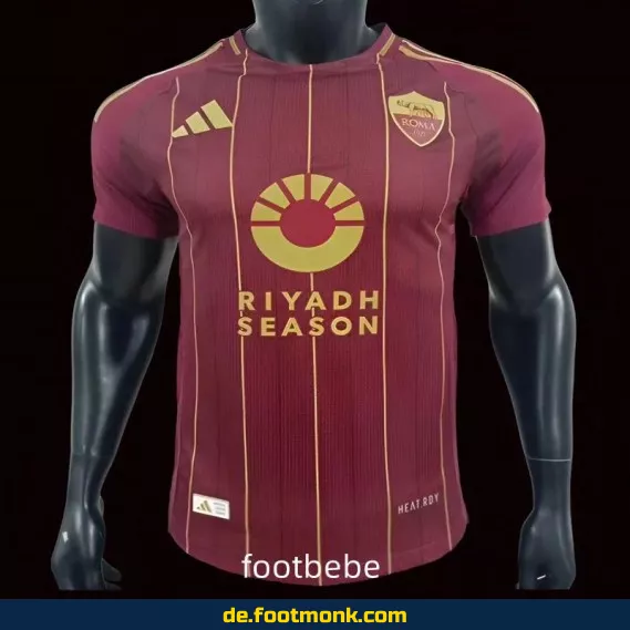 AS Rom Heimtrikot 2024/2025 – Offizielles Fußballtrikot für Herren, Damen & Kinder | Günstig online kaufen | Personalisierbar