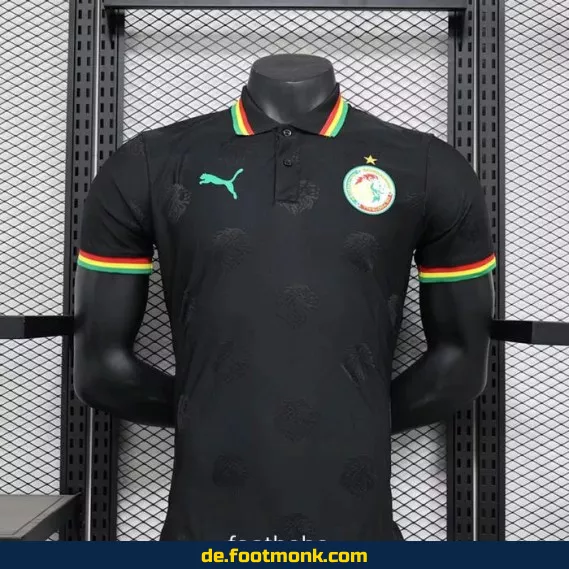 Senegal Heimtrikot 2024/2025 – Spezialedition Schwarz | Offizielles Fußballtrikot für Herren, Damen & Kinder | Authentisches Nike/Adidas Vereinstrikot | Personalisierbar mit Nummer & Name