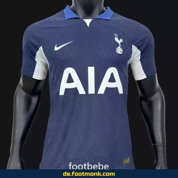 Tottenham Auswärtstrikot 2023/2024 – Blaues Fußballtrikot Herren/Damen/Kinder | Offiziell & Authentisch | Nike/Adidas | Personalisierbar mit Nummer & Name