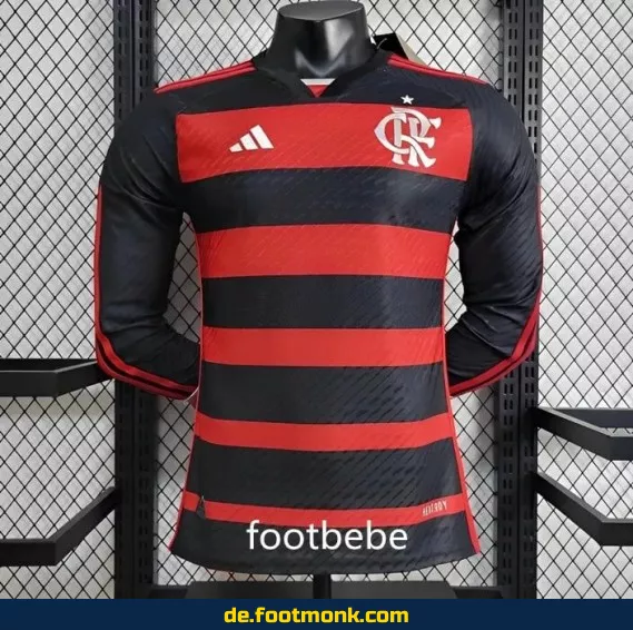 Flamengo Heimtrikot 2024/2025 Langarm – Authentisches Fußballtrikot Herren/Damen/Kinder | Günstige Vereinstrikots online kaufen