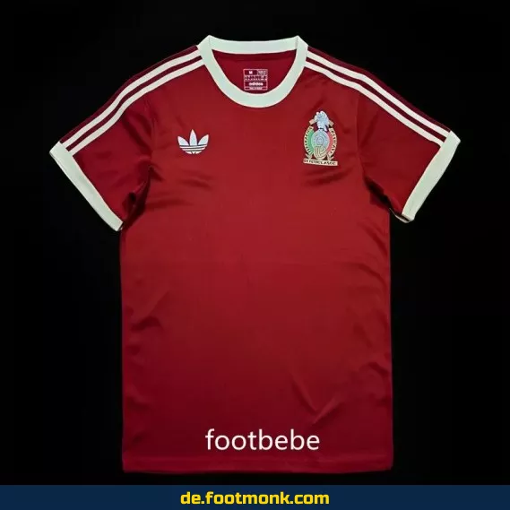Adidas Mexiko Trikot 2023/2024 Herren/Damen/Kinder – Adicolor Rot – Fußballtrikot günstig online kaufen | Authentisches Fussballtrikot | Vereinstrikot | Personalisierbar