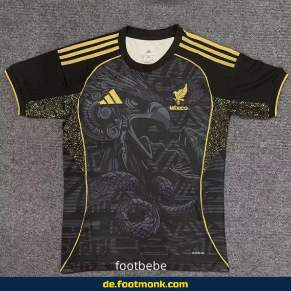 Mexiko Heimtrikot 2025/2026 Konzeptversion Schwarz Herren – Günstige Fußballtrikots | Authentische Fussballtrikots Online Kaufen