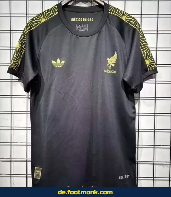 Mexiko Trainings-Trikot 2025/2026 Herren/Damen/Kinder - Fußballtrikot schwarz - Nike/Adidas - Personalisierbar - Günstig online kaufen