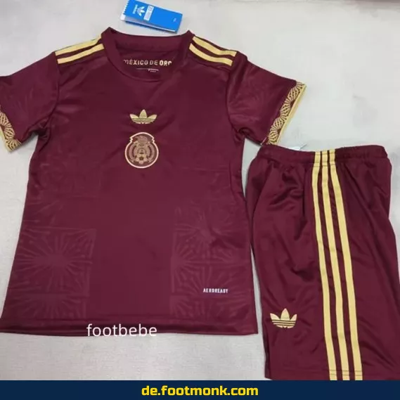 Kinder Mexiko Trikot 2025/2026 rot – Günstige Fußballtrikots online kaufen | Authentisches Fussballtrikot für Kinder | Nike/Adidas