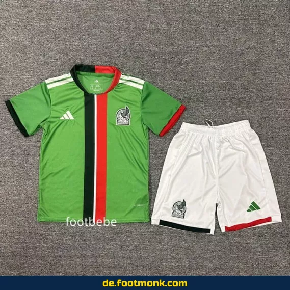 Mexiko Kinder Fußballtrikot 2025/2026 – Grün | Günstige Fussballtrikots | Authentische Vereinstrikots | Nike/Adidas