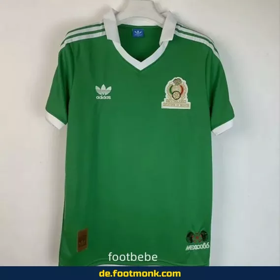 Vintage Mexiko Heimtrikot 1986 – Grünes Retro Fußballtrikot für Herren