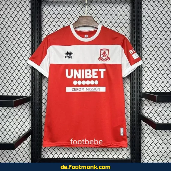 Fußballtrikot Middlesbrough 2024/2025 Heim – Authentisches Vereinstrikot für Herren, Damen & Kinder | Günstig online kaufen