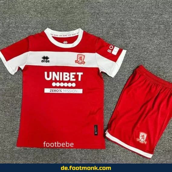 Middlesbrough Heimtrikot für Kinder 2024/2025 – Fußballtrikots günstig online kaufen